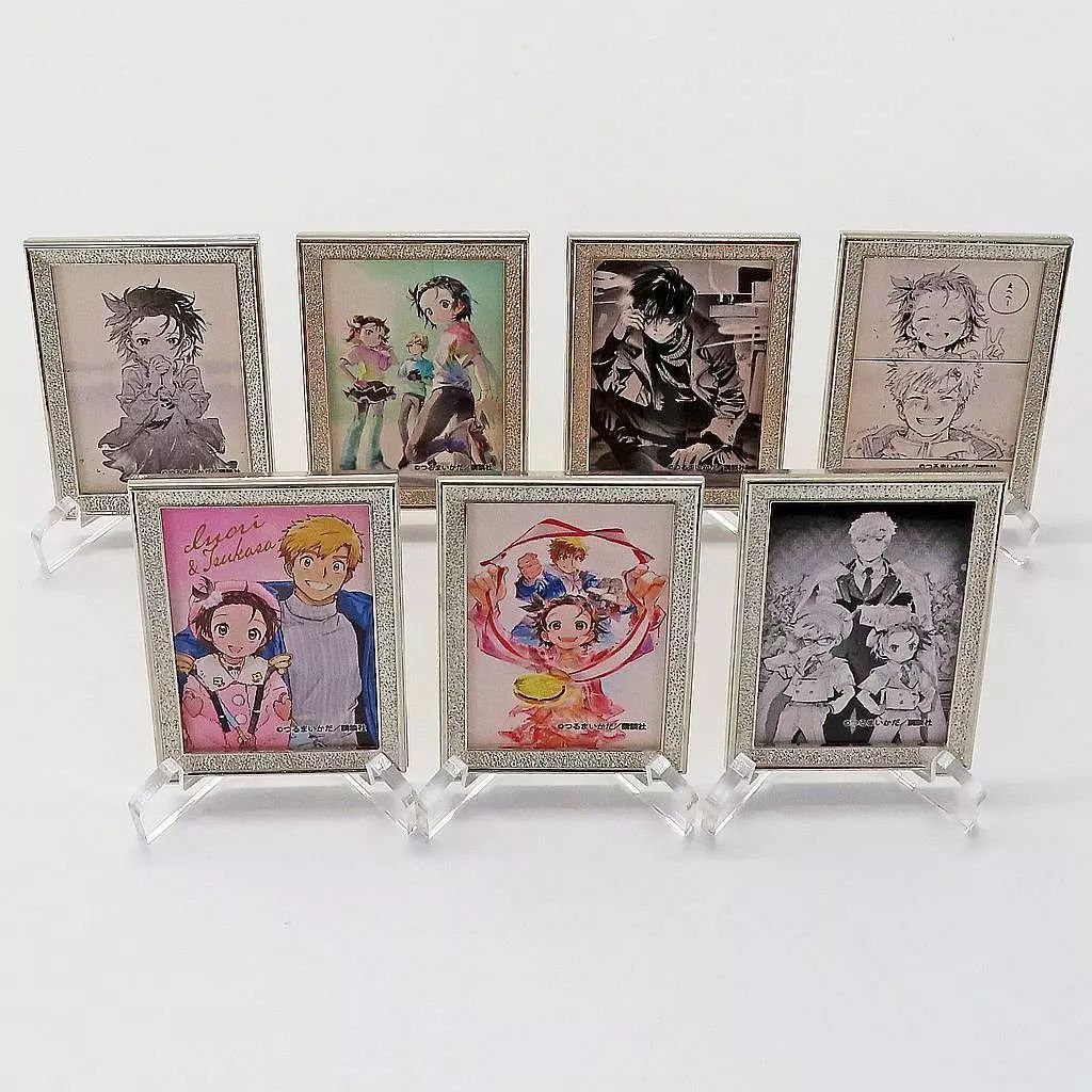 雑貨 全7種セット つるまいかだ先生 メダリスト ポップアップストア at マンガ展 ミニ額縁コレクション