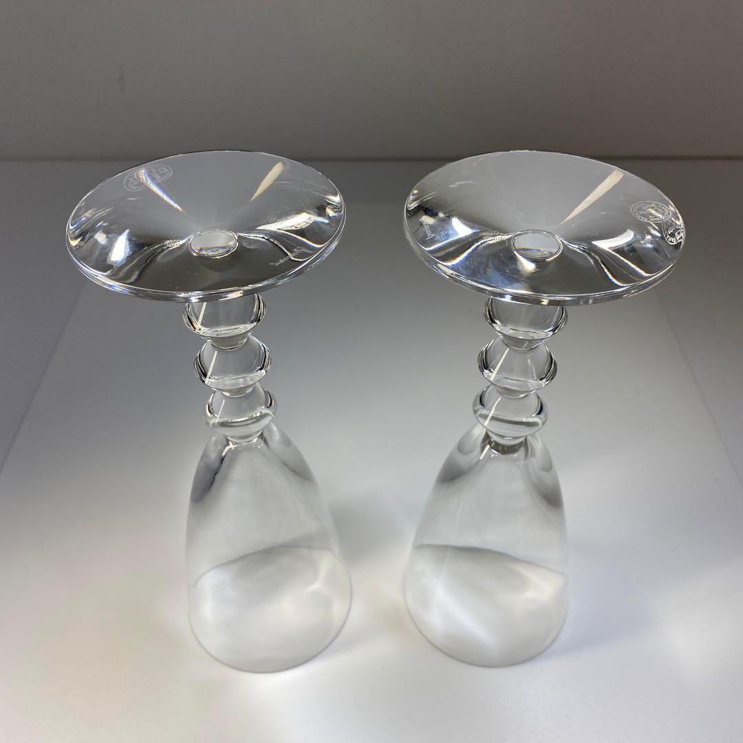 洋3 バカラ ベガ ワイングラスペア 高さ18㎝ 東Y6-0718 WWW_OLIVIERBERNSTEIN_COM