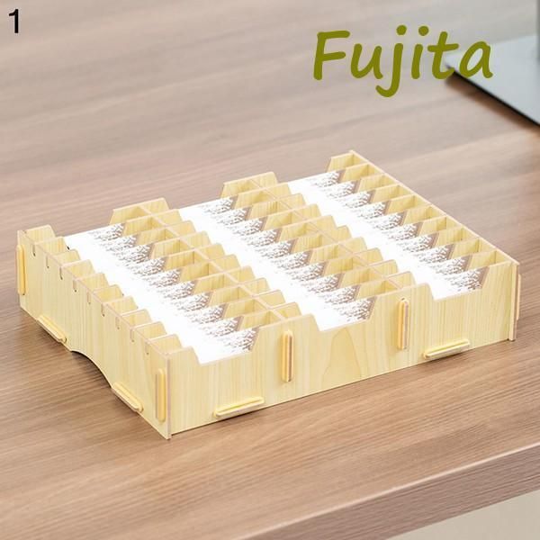 名刺入れ 机上収納ボックス カードケース 整理整頓 卓上置き棚 卓上収納ラック 仕切り デスク上 大容量 コンパクト 木製 省スペース