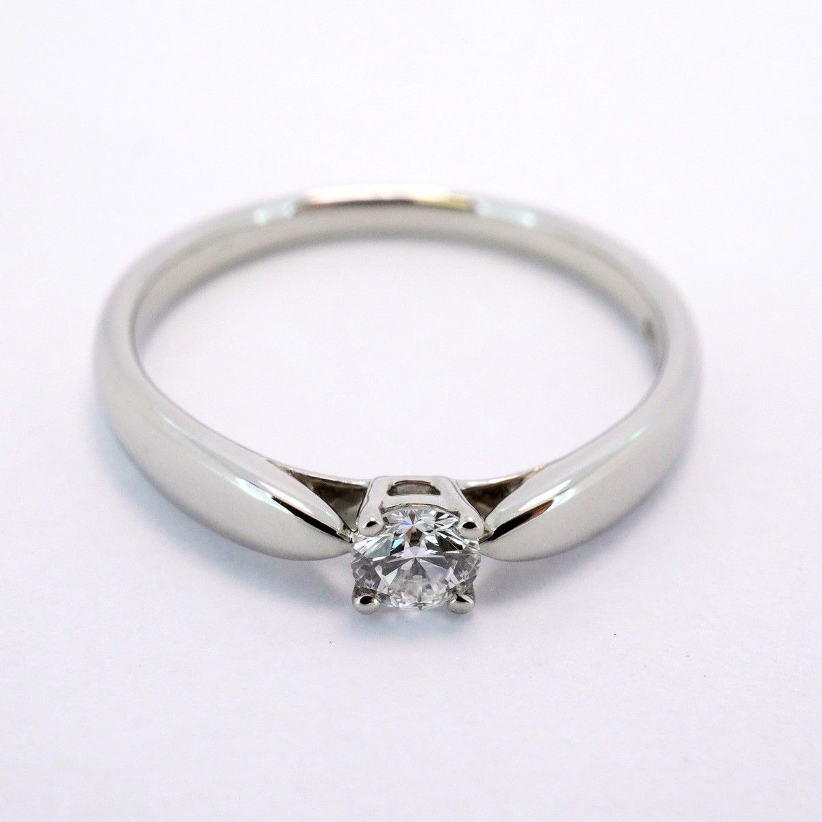 5jeb0297】ティファニー リング ハーモニー 1PD Pt950 プラチナ  