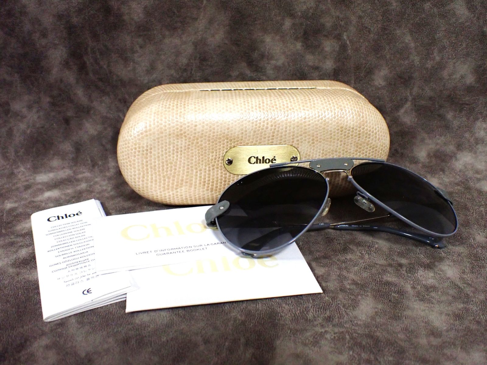 Chloe クロエ サングラス CL 2104 レンズ ブラック系