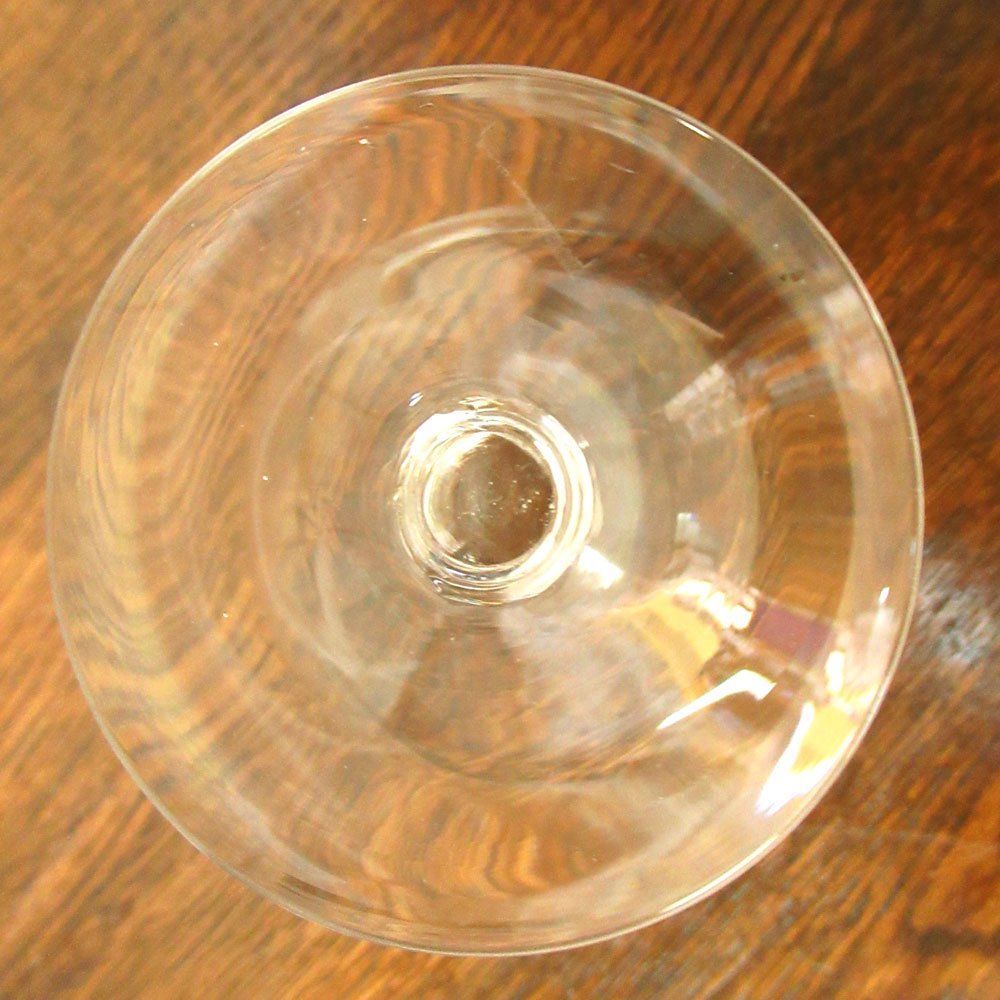 アンティーク ガラス 食器 デザートグラス シダ模様 グラヴィール 1900