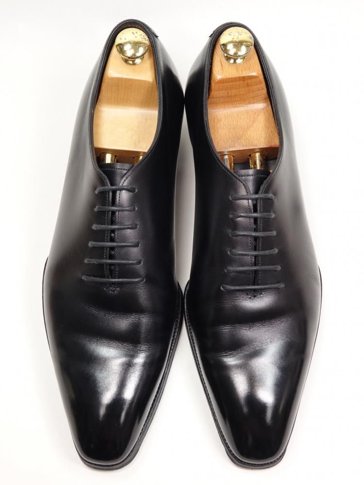 518 | 0911 ガジアーノ-ガーリング クーパー ブラック カーフ 8E DECO S品 右足のみ芯あり