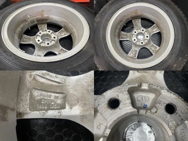 DUNLOP WINTER MAXX WM03 205 65R16 スタッドレス VIOLENTO 16インチ 6.5J5HPCD114.3 40 22年製 バリ溝 ヤリスクロス等 STC016 FFCRYSTALESIA_COM