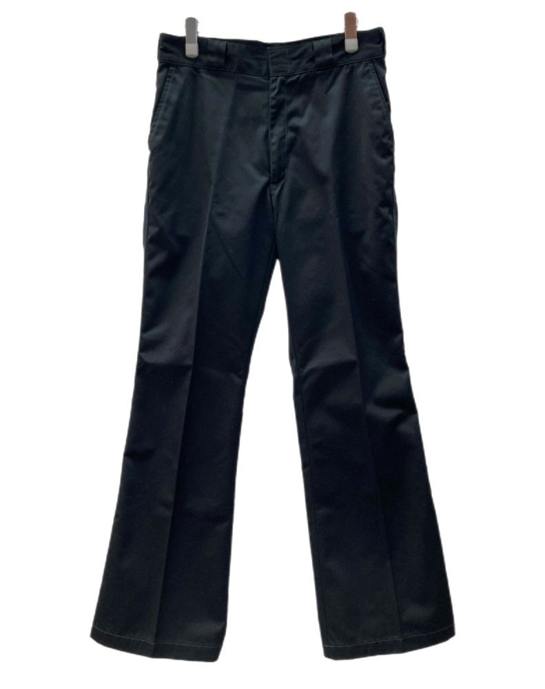 トーガ TOGA ARCHIVES × Dickies ディッキーズ 21AW Flare Pants フ パンツ ジップフライ ワーク ウエスタン ブーツカット メタル スタッズ 黒 ロゴ ボトムスその他 ブラック サイズ 46 104MB-266