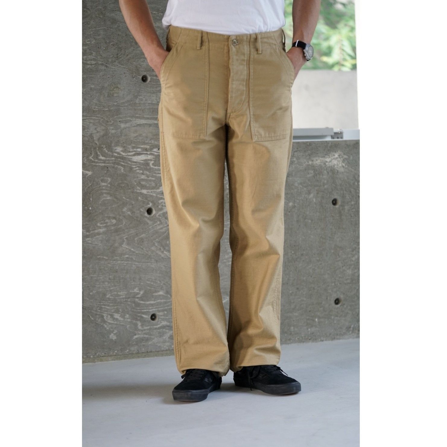3月上旬発送予定 orslow オアスロウ US ARMY FATIGUE PANTS (REGULAR FIT) KHAKI ユーエス アーミー ファティーグ パンツ レギュラーフィット トラウザー ミリタリー 新品