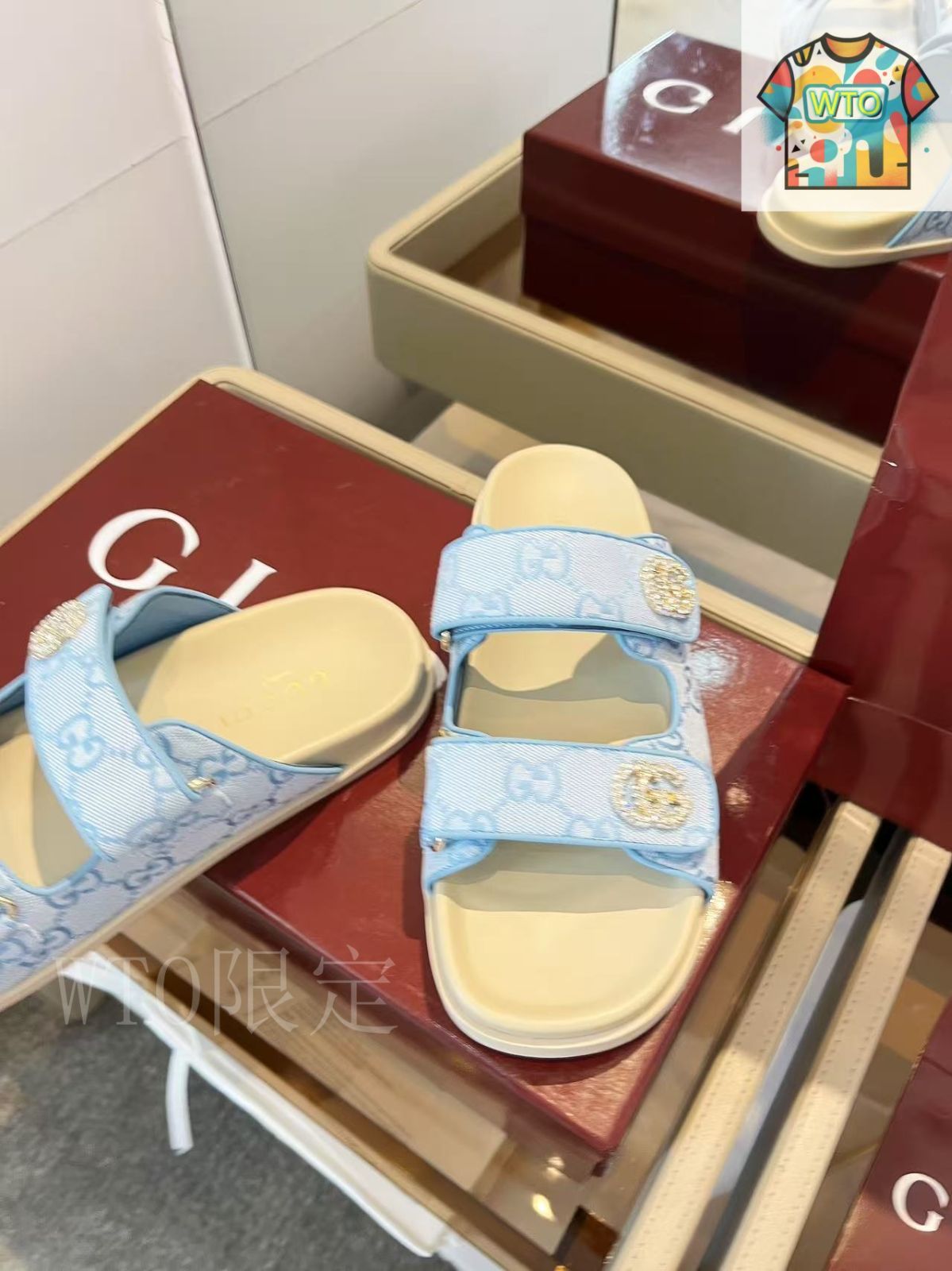 うめ吉様　グッチ　ベルベットスリッパ うめ吉様 グッチ ベルベットスリッパ