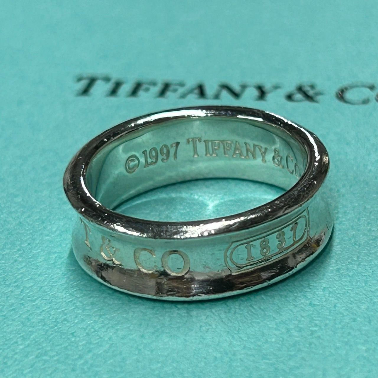 TIFFANY&Co. ティファニー 925 ナローリング 14号 Tiffany＆Co. ティファニー ナローリング 14号 シルバー 925