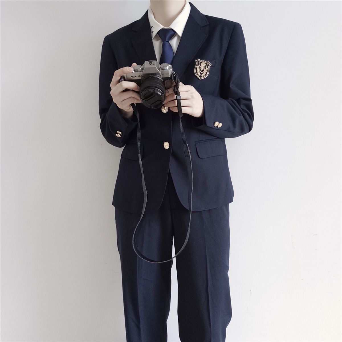 DK制服 4点セット 男子高生 学生服 学生制服 本格制服 フォーマル 通学 入学式 卒業式 ブレザー 長袖 ジャケット シャツ ネクタイ 長ズボン コスプレ コスチューム 衣装 高校生 学生 制服 学園祭 文化祭 仮装senyu08