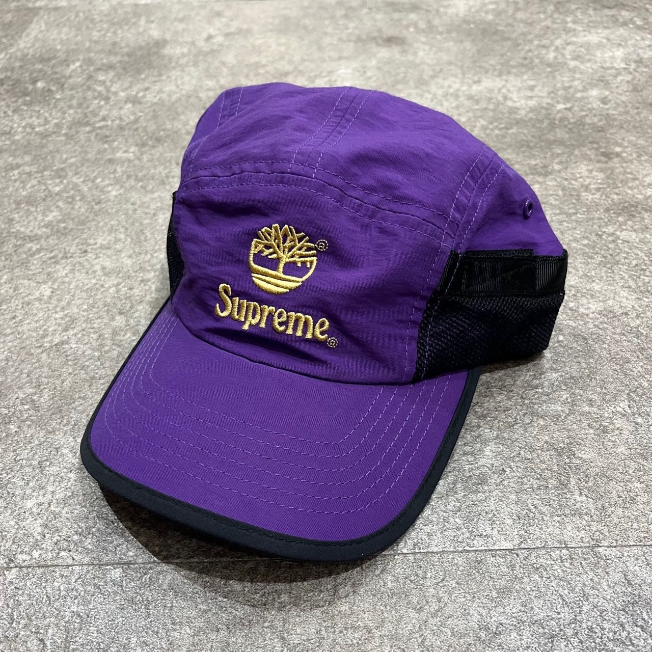 国内正規 美品 Supreme 21SS Timberland Camp Cap コラボ キャップ