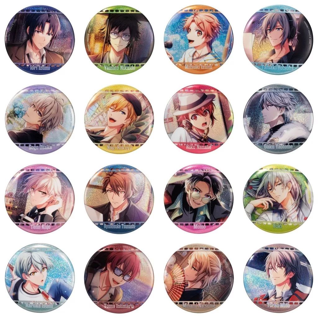 【中古】バッジ・ピンズ 全16種セット 「アイドリッシュセブン カプセル缶バッジコレクション+ Vol.6」