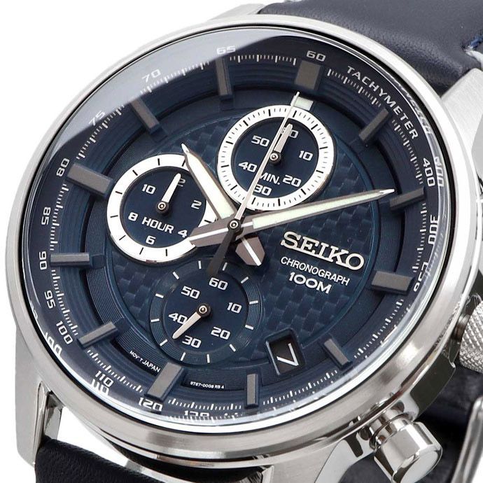 新品 未使用 SEIKO 腕時計 セイコー クロノグラフ タキメーター ビジネス カジュアル メンズ SSB333P1 海外モデル [並行輸入品] -  メルカリ