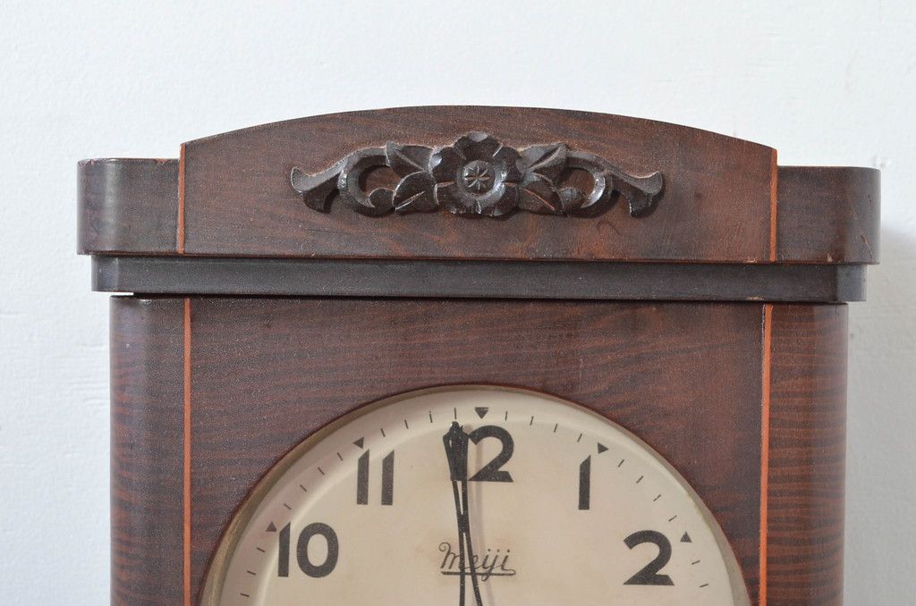 Meiji柱時計 チンチャン時計 8日巻き 稼働品 Meiji柱時計 チンチャン