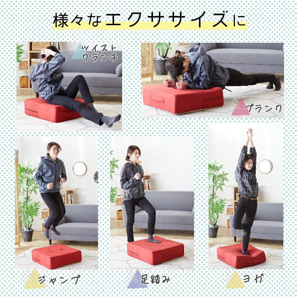 日本ソフケン パーフェクトエクサ バランスクッション トランポリン クッション 予約】トランポリン クッション 高反発 58×58cm ポケットコイル