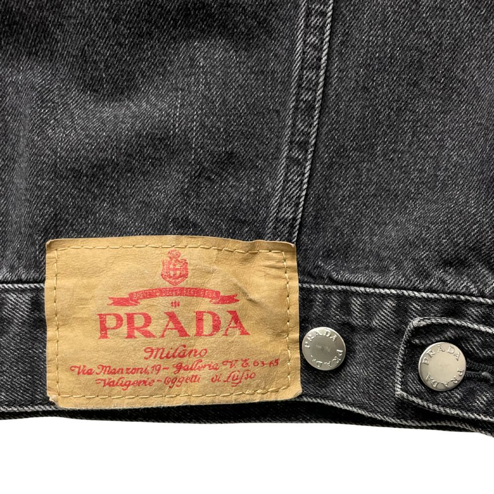 PRADA プラダ 品番 ACU1 2022 2657 加工 ブラック Gジャン デニム