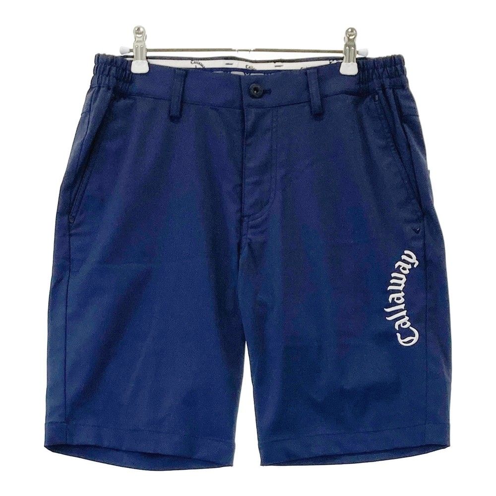 サイズ：M CALLAWAY キャロウェイ  ストレッチハーフパンツ  ネイビー系 [240101470076] ゴルフウェア メンズ ストスト サイズ：M CALLAWAY キャロウェイ ストレッチハーフパンツ