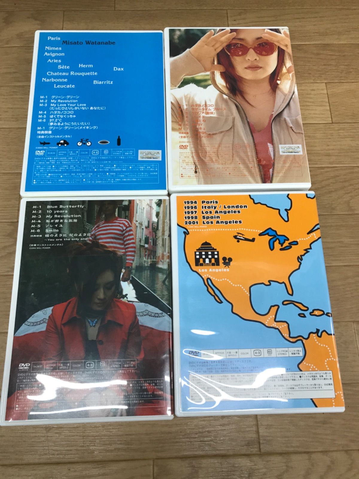 未開封あり★渡辺美里 DVD 5枚セット★Voyage I 〜IV Voice 未開封あり☆渡辺美里 DVD 5枚セット☆Voyage I 〜IV Voice
