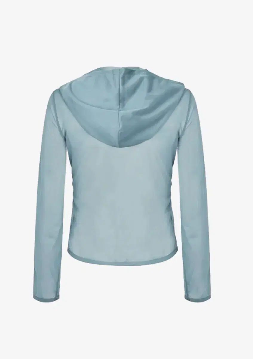  アモーメント シアー フードジップアップ ライトベージュ パーカー トップス