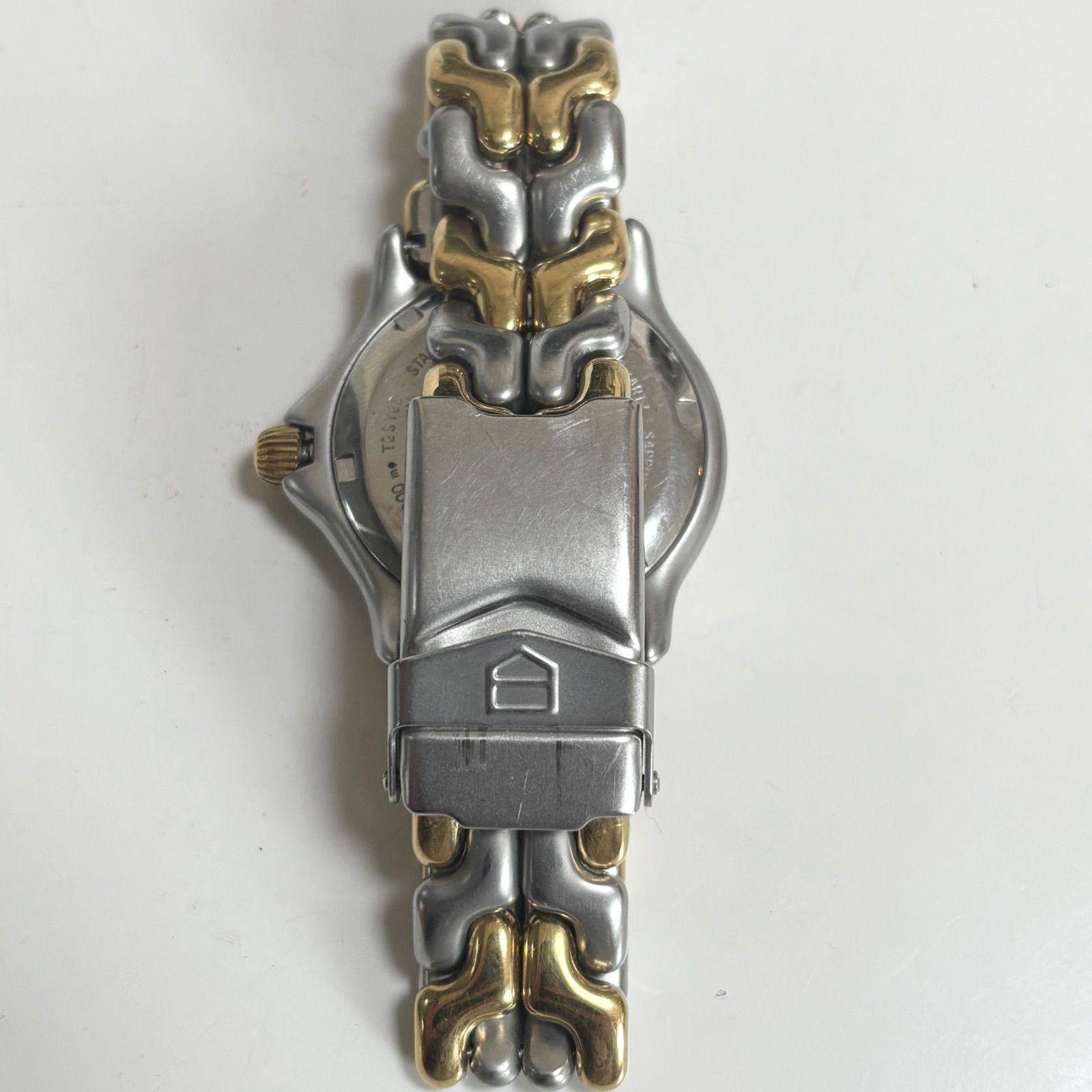 ジャンク　動作品 タグホイヤー TAG Heuer SELシリーズ クロノグラフ CG2111 SSメンズ自動巻き 送料無料TAG Heuer⁄タグホイヤー⁄S95.213M⁄セルシリーズ⁄コンビ⁄クォーツ腕時計⁄電池切れ⁄動作未確認⁄ジャンク品扱い⁄中古品