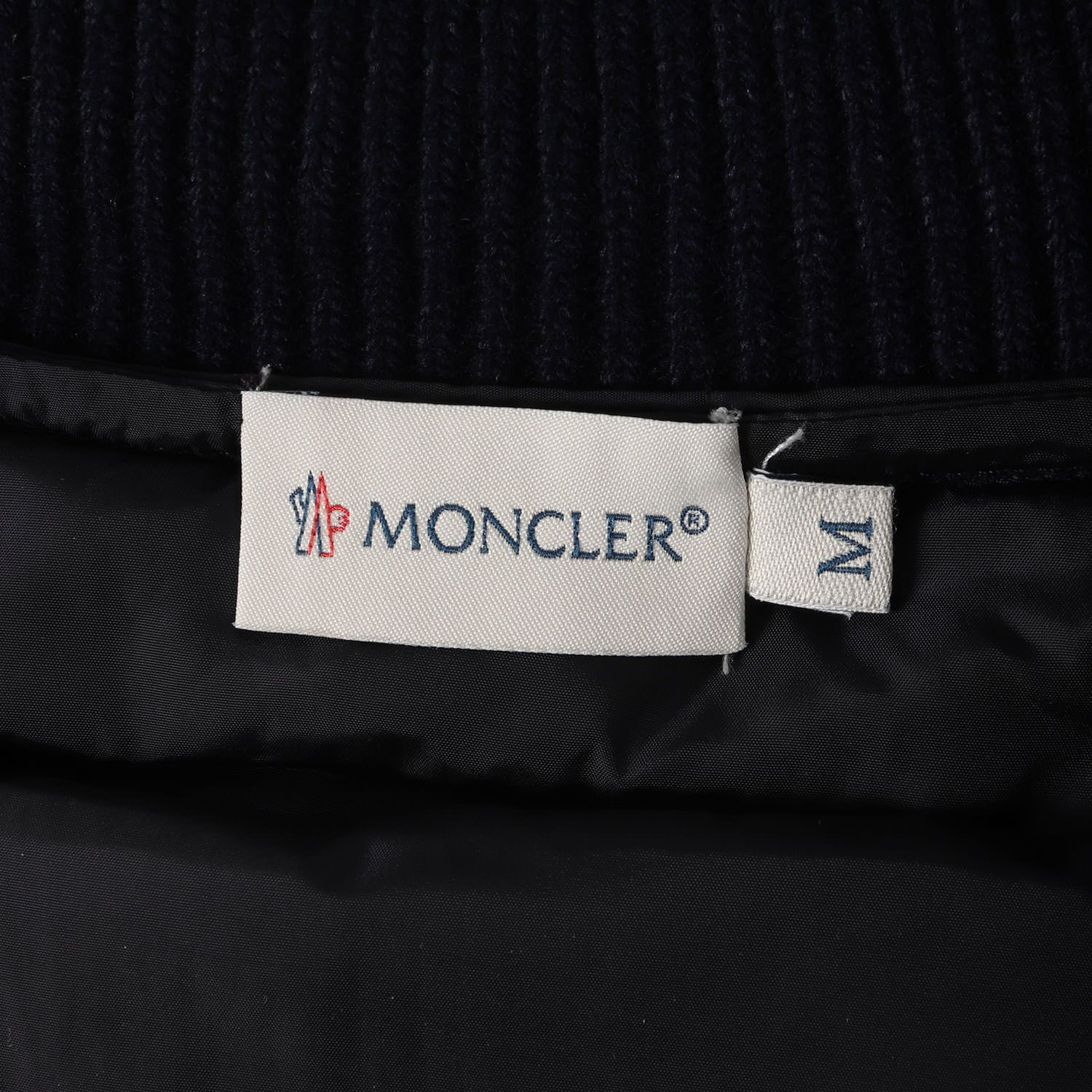 MONCLER モンクレール ダウン ジャケット サイズ:M ニット コンビ