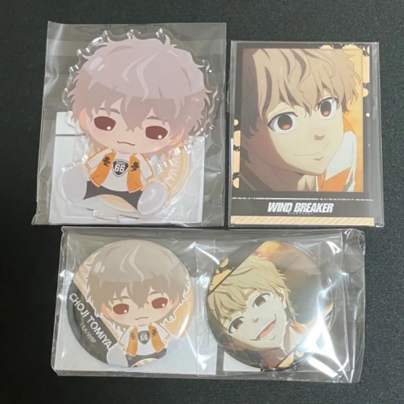 WIND BREAKER スペシャルくじ 缶バッジセット 兎耳山丁子