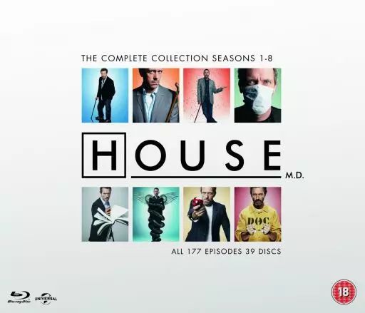輸入海外TVドラマBlu-rayDisc　HOUSE THE COMPLETE COLLECTION ALL 177 EPISODES 39DISCS[輸入盤] 中古】輸入海外TVドラマBlu-rayDisc HOUSE THE COMPLETE