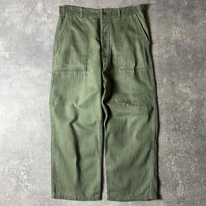 60s 米軍 実物 ヴィンテージ ベイカーパンツ リメイク OG107 76cm 60s