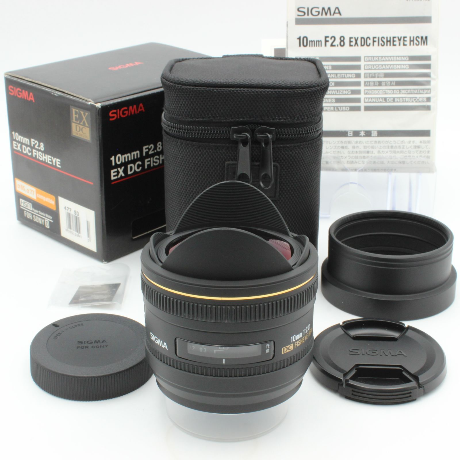【極美・希少】シグマ AF 10mm F2.8 Fisheye SAマウント Amazon.com : Sigma 10mm f/2.8 EX DC HSM Fisheye Lens for