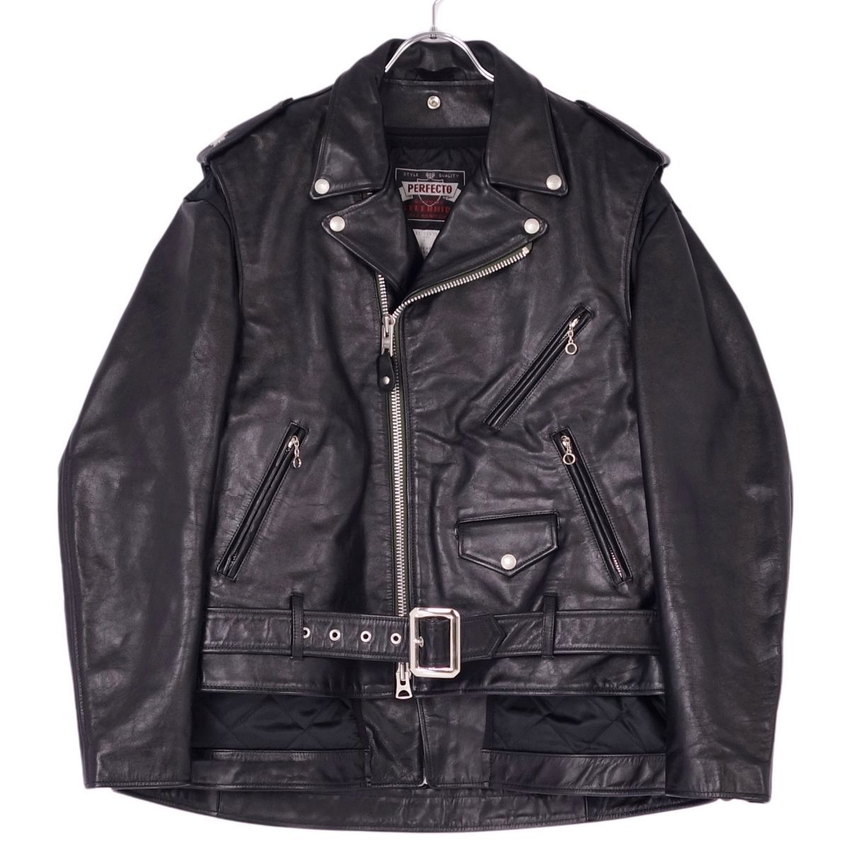 美品 ショット サカイ Schott Sacai 22AW 2way レザージャ - メルカリ