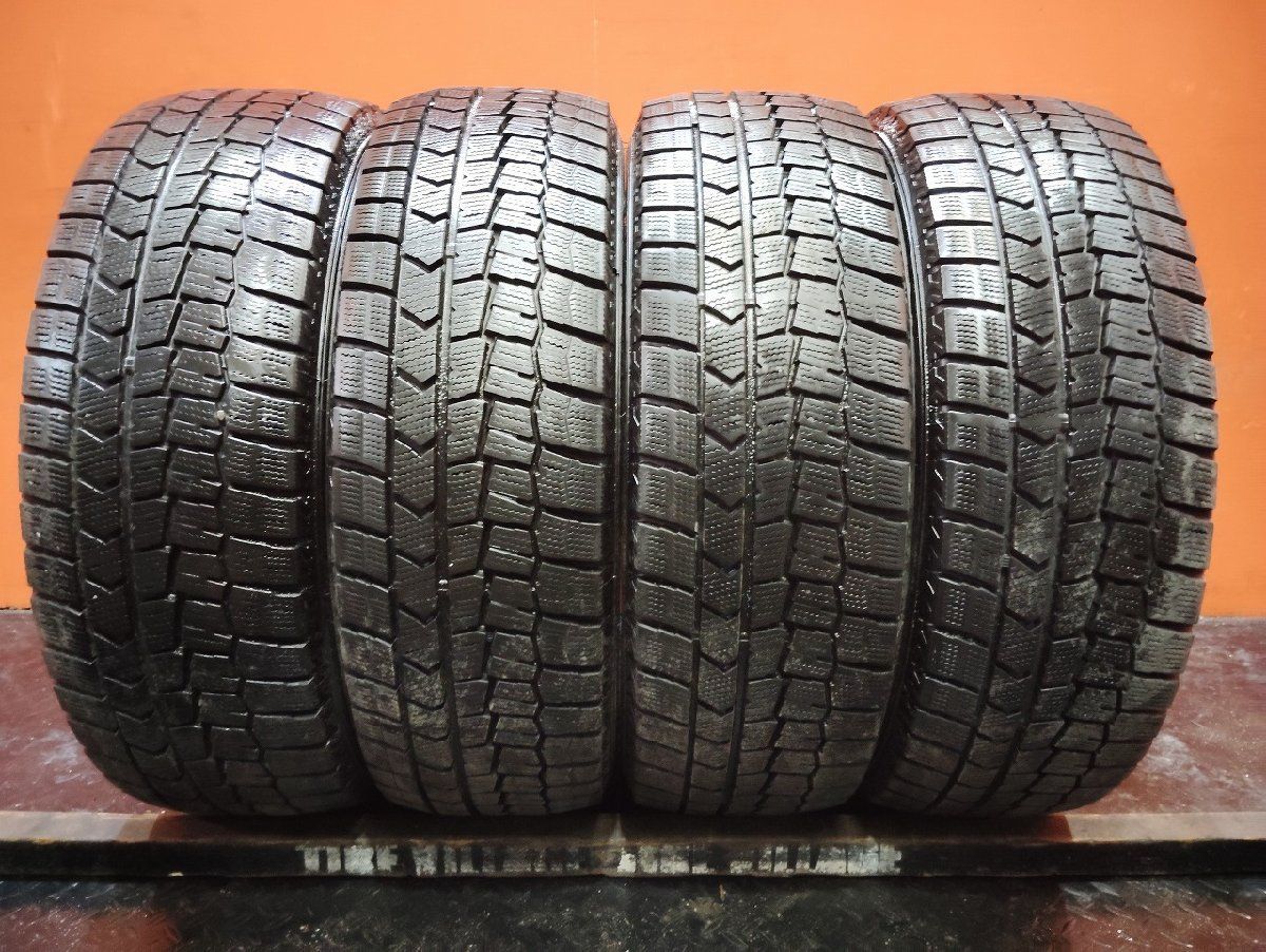 DUNLOP WINTER MAXX WM02 205|60R16 16インチ スタッドレス 4本 23年製 バリ溝 ステップワゴン ヴォクシー ノア等 KTN344