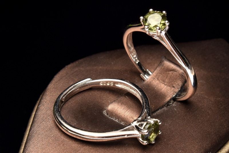 モルダバイト リング シルバー925 モルダバイトリング ペンダント