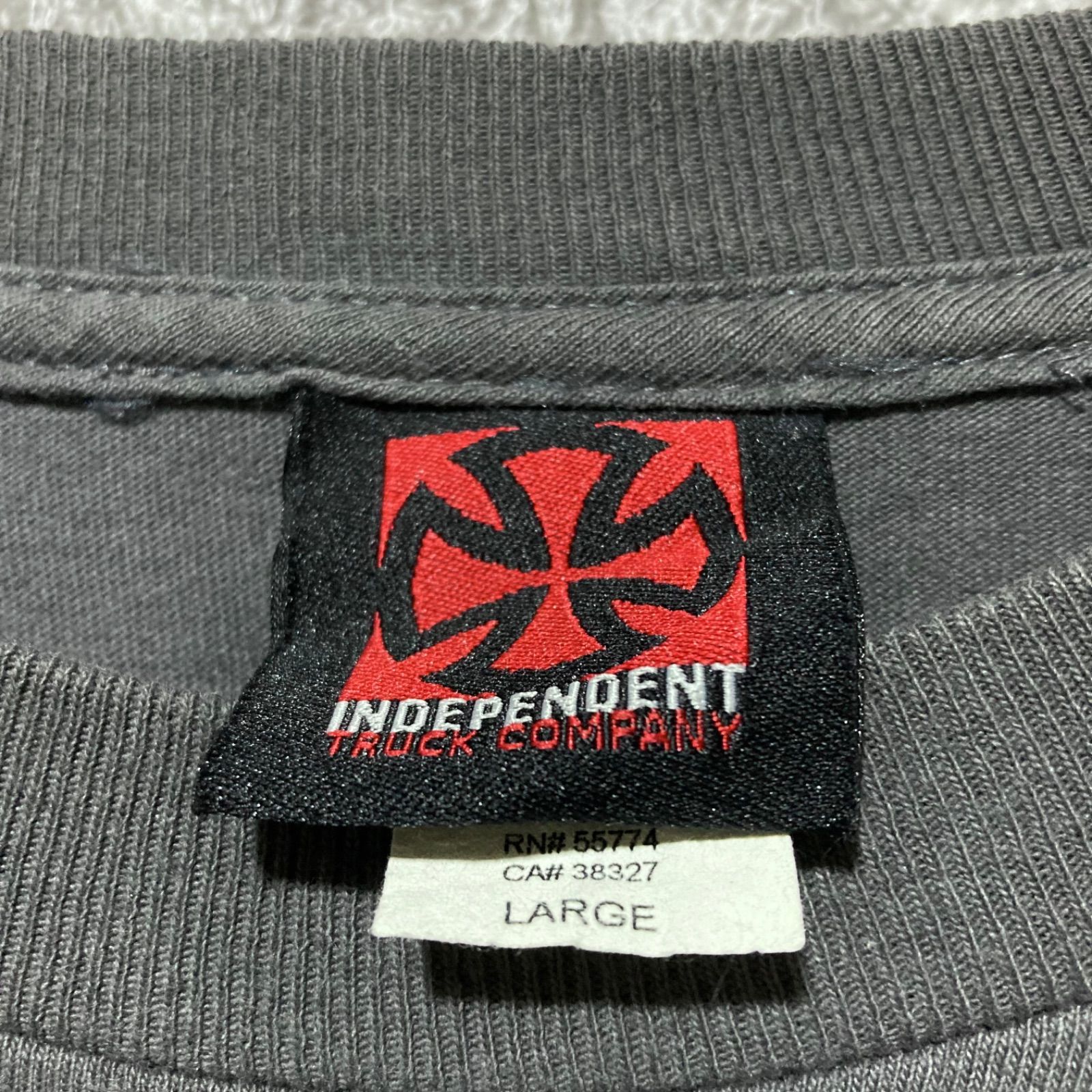 INDEPENDENT ロンT インディペンデント スケーター グレー a8 - メルカリ