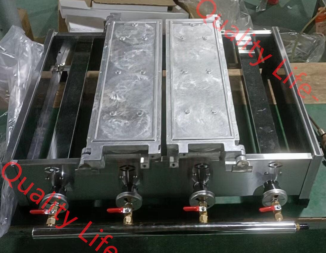 最終値下げ！ 俵型のベビーカステラメーカー 2連 72穴 ベビーカステラ 最新式テフロン加工済 LPガス式|業務用