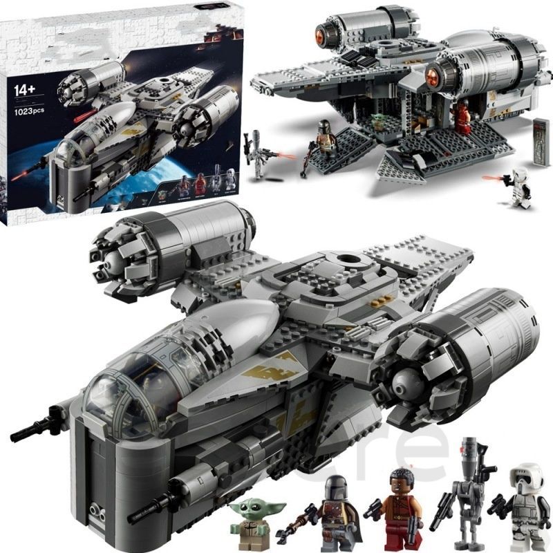 レゴ互換品 ST-70 マンダロリアン ラザーロスト 1023PCS ブロック おもちゃ 知育玩具 モデル 子供用 玩具 組み立て