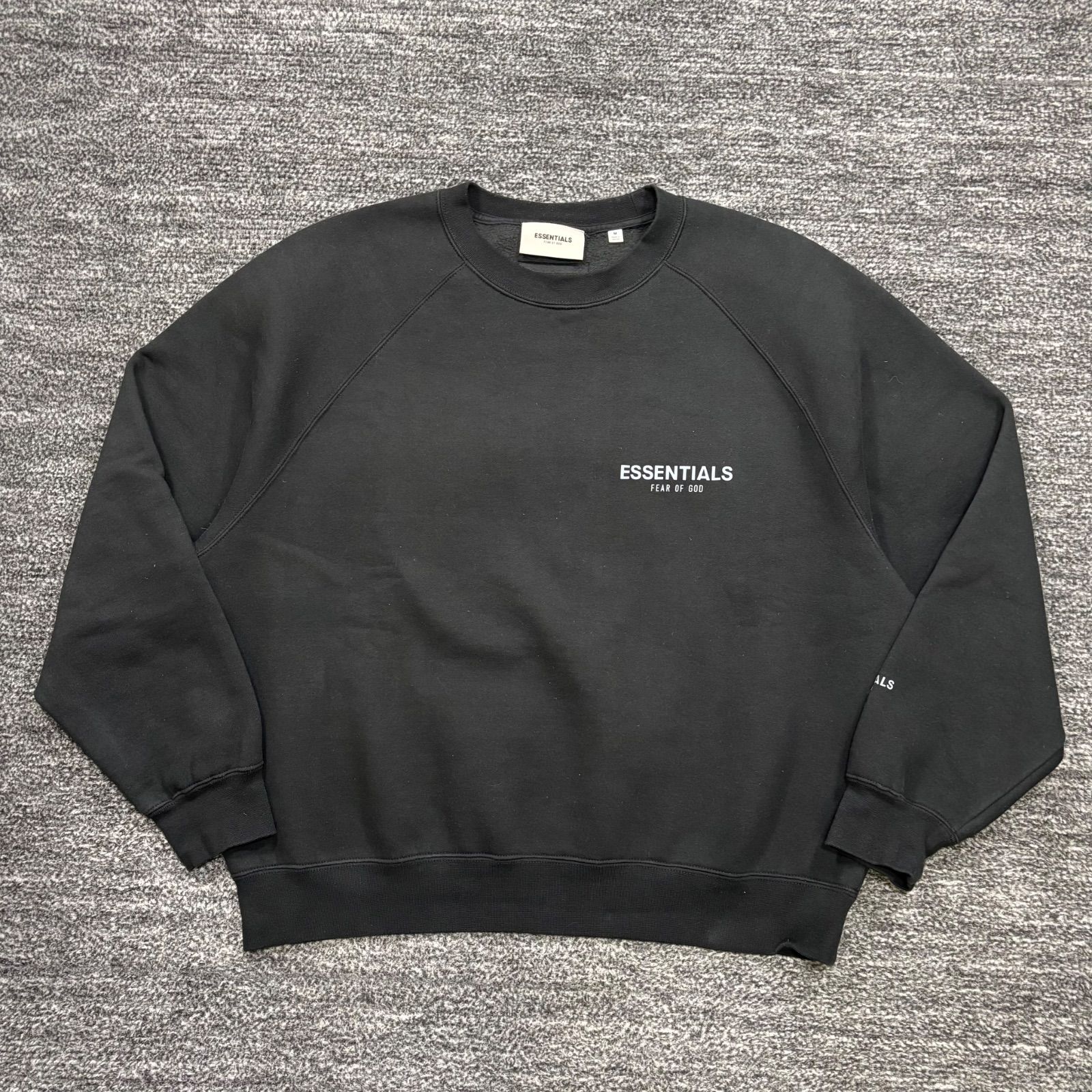 ESSENTIALS FEAR OF GOD クルーネックスウェット ブラック M