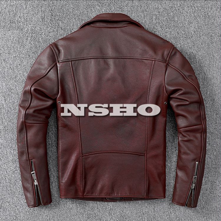 上質革ジャン メンズ カウハイド 牛革 1.5mm UKスタイル ダブル