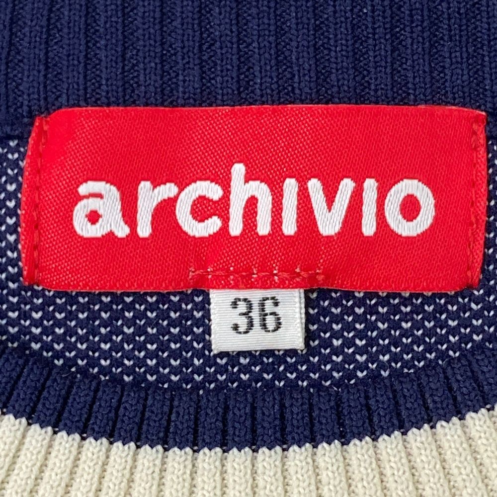 サイズ：36 ARCHIVIO アルチビオ 2024年モデル クルーネック