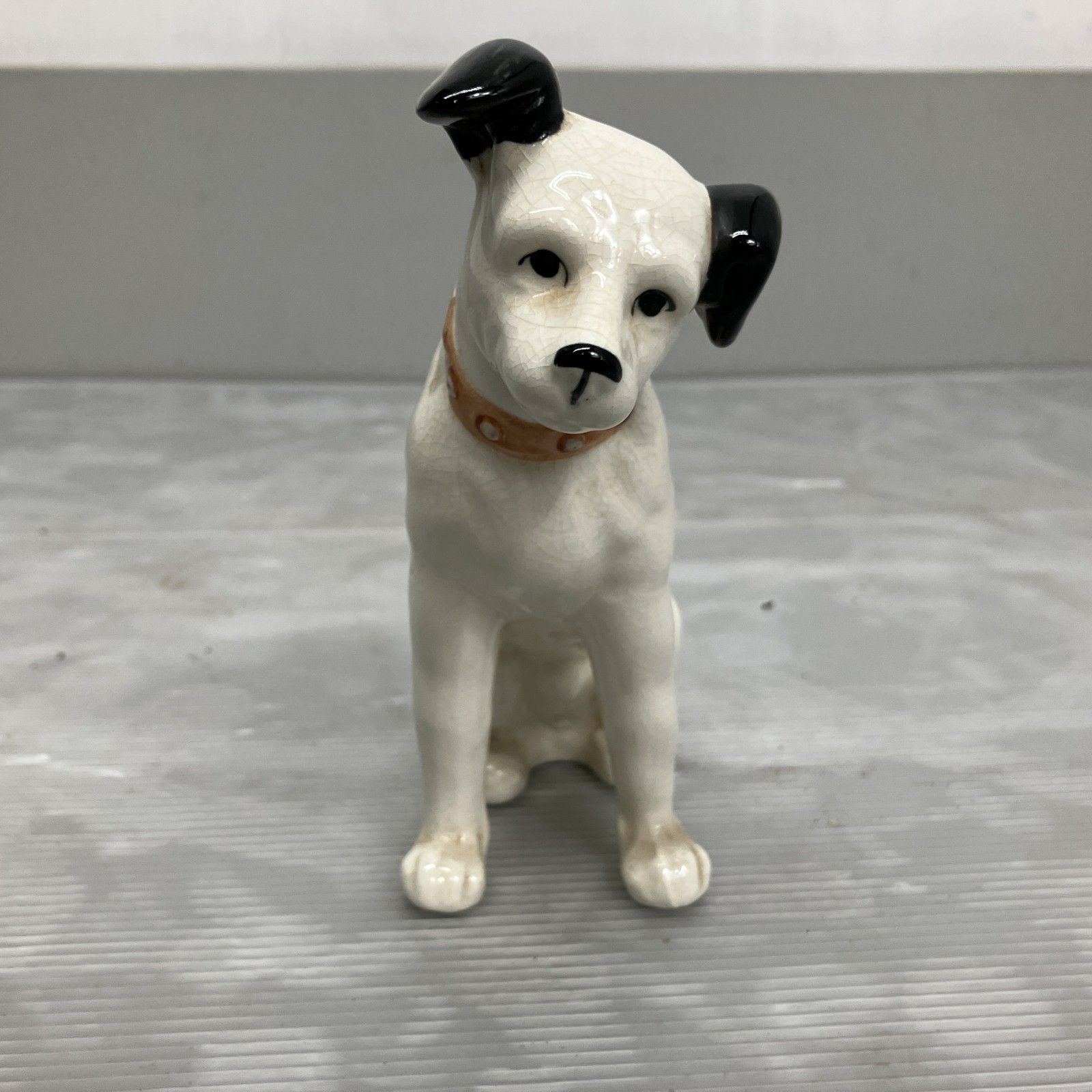 Victor ビクター犬 ニッパーくん 蓄音機 台座 注文 置物 陶器製 昭和