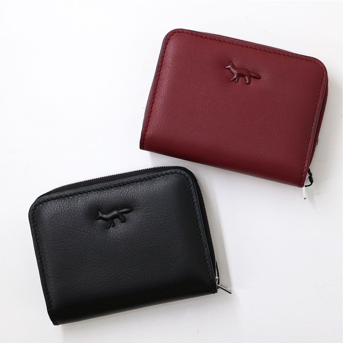 □MAISON KITSUNE メゾン キツネ MW05346LC0045 ラウンドジップ