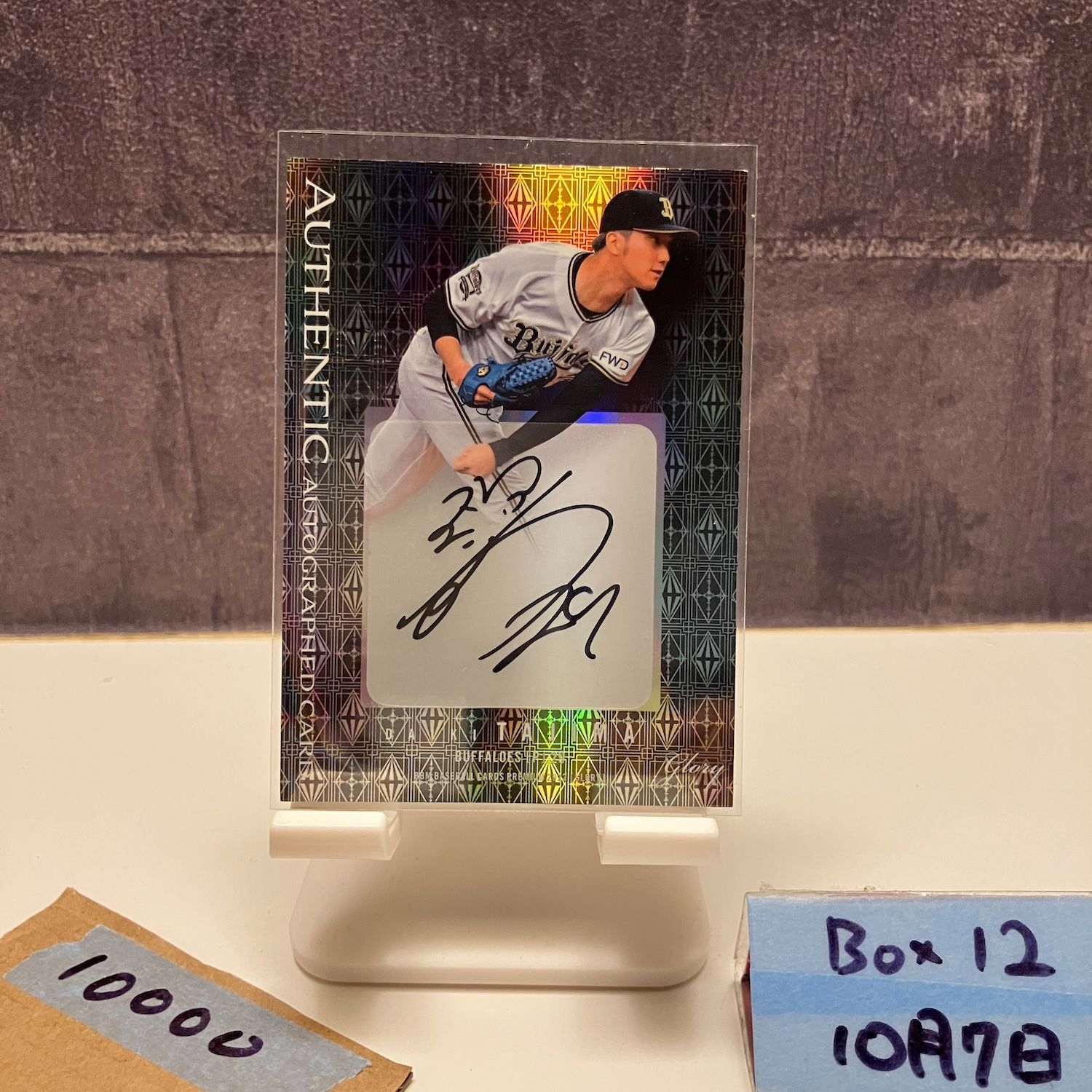 2025 BBM Glory 田嶋大樹 17 30 直筆サインカード オリックスバファローズ カード