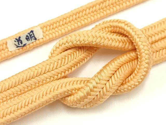 平和屋着物● 上 有職組紐道明 帯締め 冠組 赤朽葉色 宮内庁御用 国立博物館御用 東京芸術大学御用 AABA9941ay