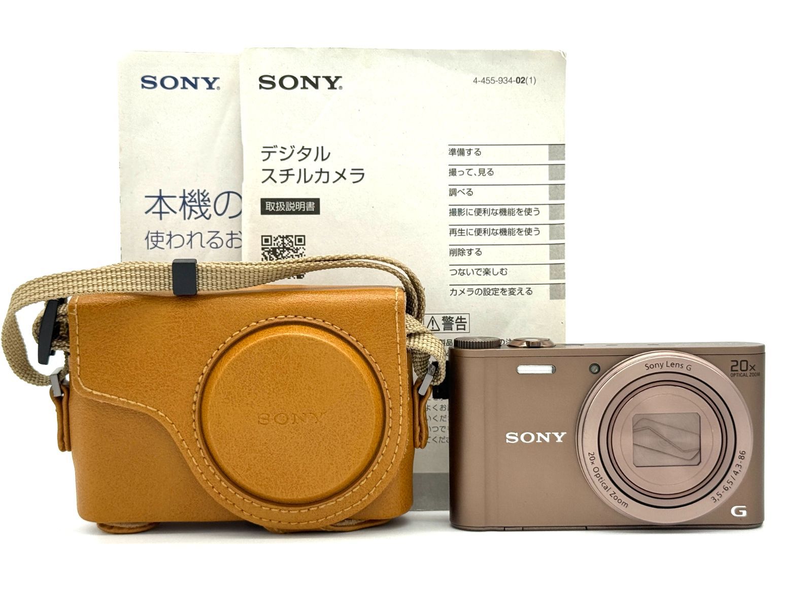 SONY Cyber-shot DSC-WX300 ブラウン ケース付き コンパクトデジタル 