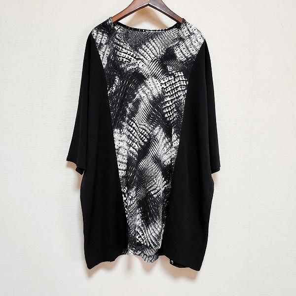 詩仙堂 BY HITOSHI ちりめん ドルマンスリーブ チュニック