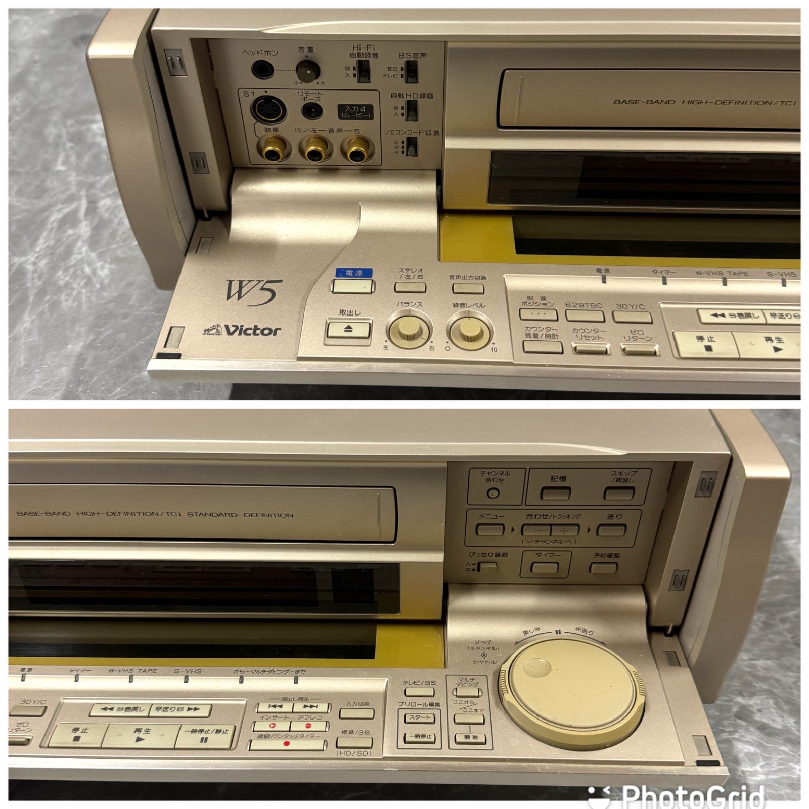 Victor ビクター HR-W5 高性能VHSビデオデッキ 希少モデル レトロ