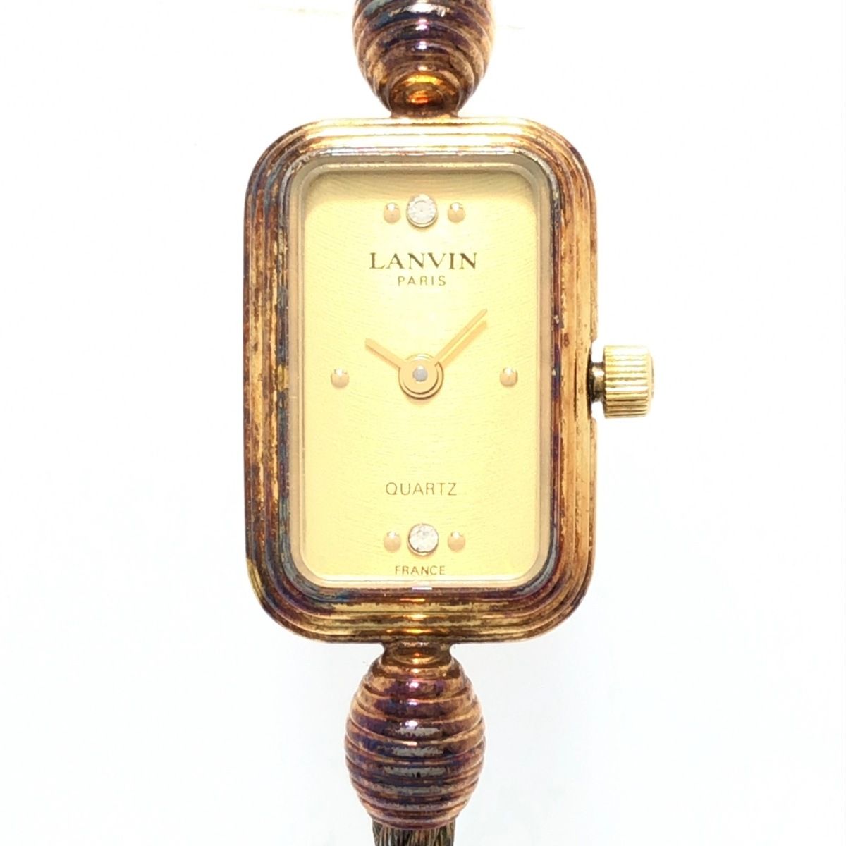 LANVIN(ランバン) 腕時計 - レディース ゴールド - メルカリ