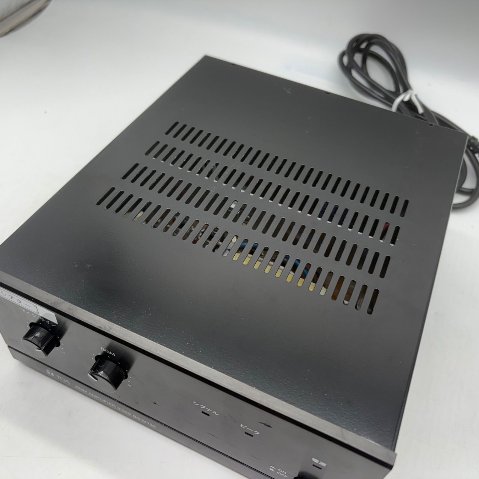 TOA BGMアンプ（コンパクト）30W BG-M130 中古】 TOA BGMアンプ