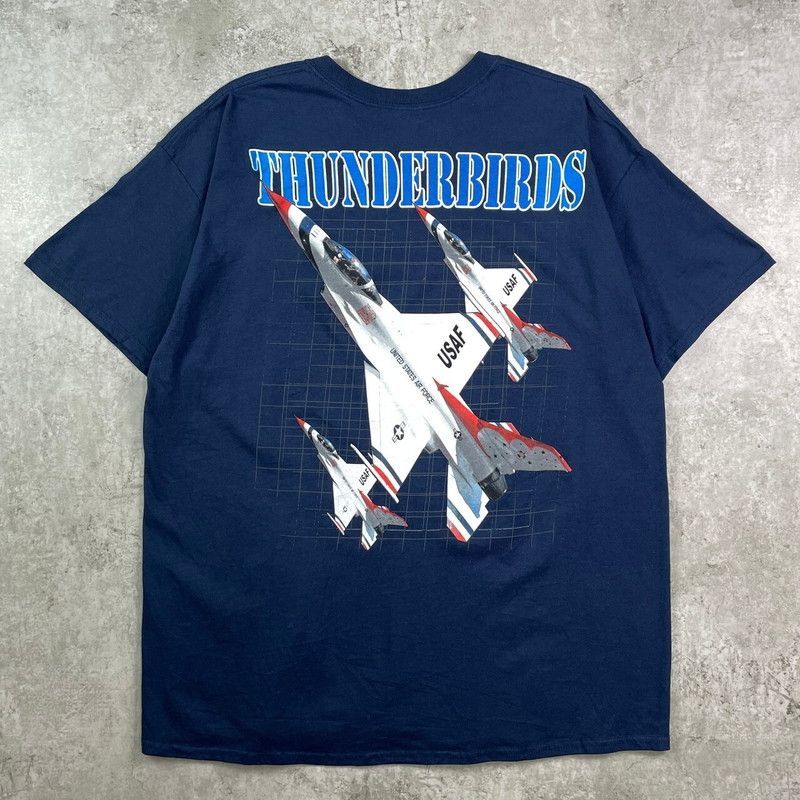 THUNNDERBIRDS サンダーバーズ USAF 戦闘機 プリントTシャツ