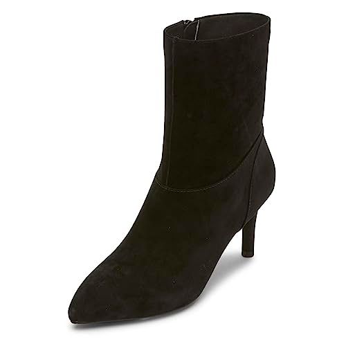 絶対にお買得! ロックポート ファッションブーツ シャリーナ ミッドブーツ ブラック キッド スエード