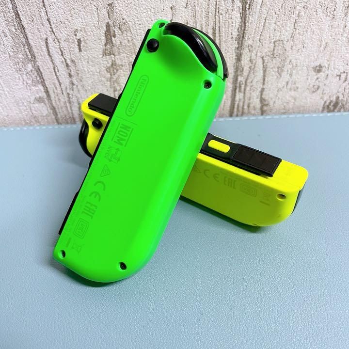 美品 レアカラー グリーン イエロー Switch 左右セット ジョイコン 美品 レアカラー グリーン イエロー Switch 左右セット