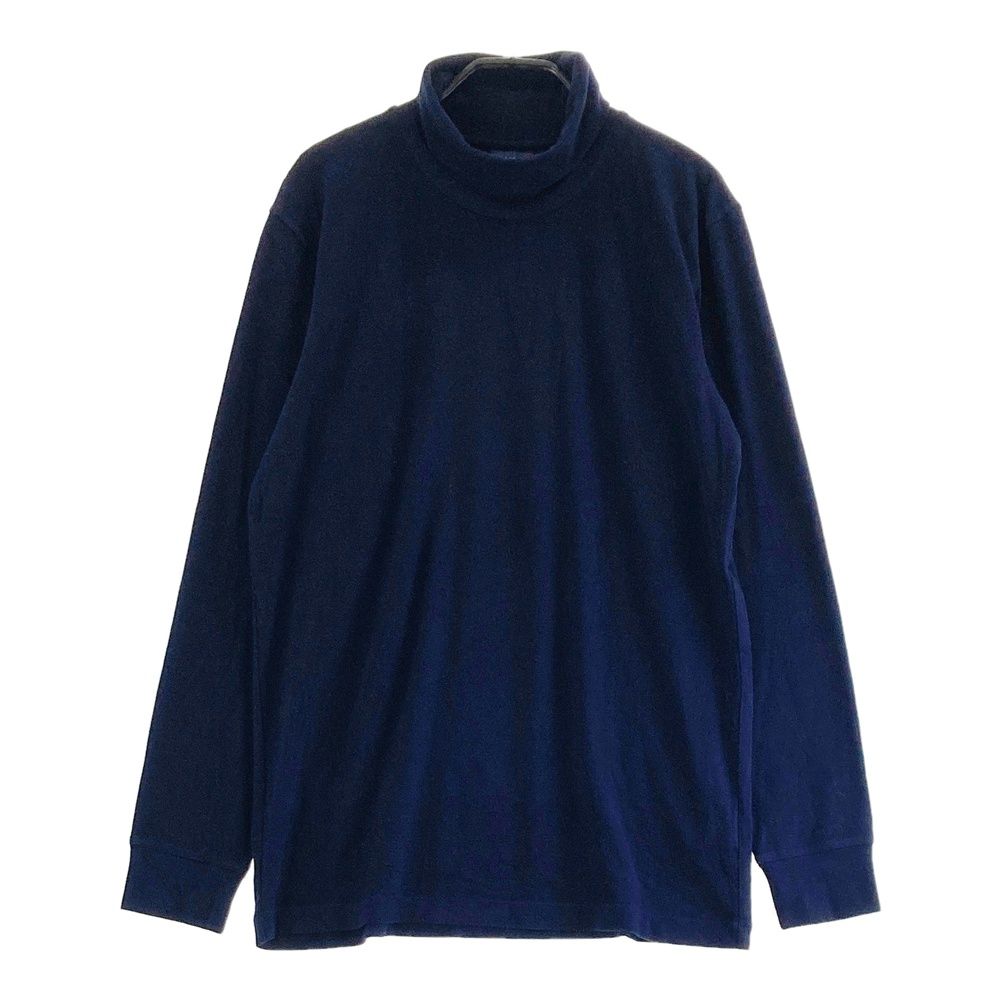 サイズ L MUTA MARINE ムータマリン 起毛 タートルネック 長袖Tシャツ ネイビー系 240101532002 ゴルフウェア メンズ ストスト